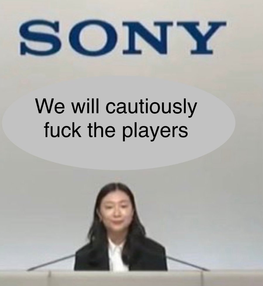 AzurenTheGamer's tweet photo. @PlayStation No, I think I'm quite done with suits. It's the brainless suits at the top that have put PlayStation in this situation.

#NoDiscNoBuy #FireHideakaNishino #FireLinTao #FireHermenHulst #CancelPlayStationPlus https://t.co/VS7TQKCbtq