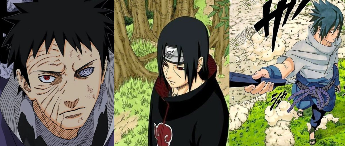 Hollow_dreamss's tweet photo. Kishimoto was in his bag when creating these 3. You either love them or you hate them but regardless you feel strongly about them because they aren't black or white. Peeps still misinterpret these characters and argue about them a decade after Naruto ended bcz they are so complex https://t.co/Nljkzd07dK