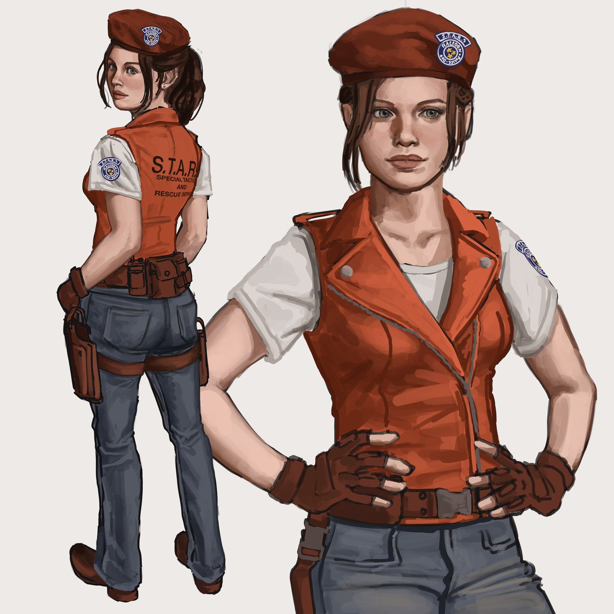 Ameeeue's tweet photo. I’m S.T.A.R.S member Claire Redfield!! - Claire https://t.co/90ooFJpl7K