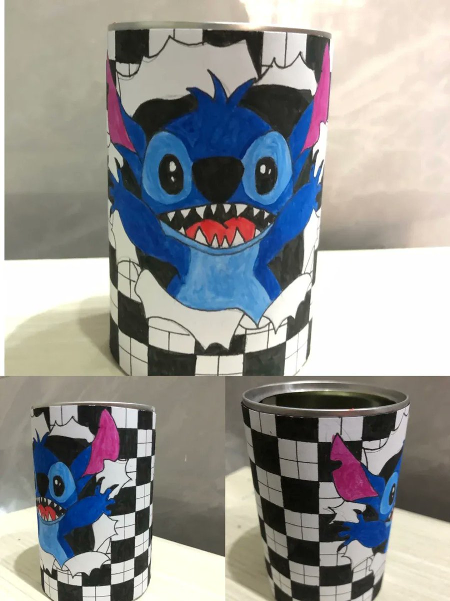 him45628794's tweet photo. Turn an old tin can into a cute pen holder! A little paint + twine makes it super charming, zero waste wins ， https://t.co/hA3FXPvG1K