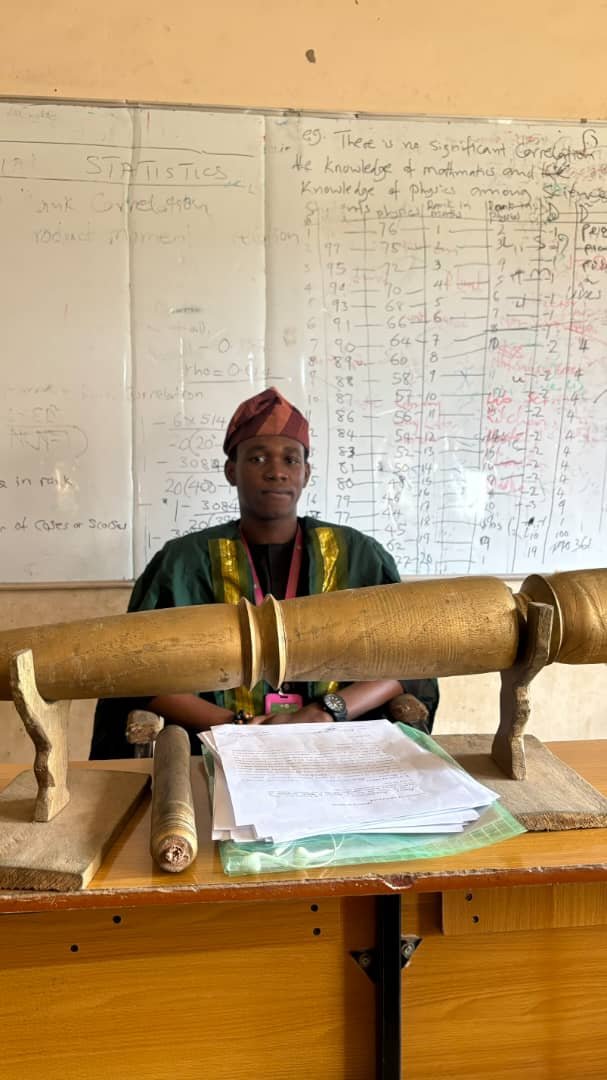 AremuKareem_'s tweet photo. OFFICIALLY INAUGURATED AS THE NACOS SPEAKER FOR THE 2026/2027 ACADEMIC SESSION 

The rise to a brand new legislative in NACOS.🤍💚

@Sincerely_Abdul @xaminatorx47 @NacosKwasu https://t.co/NOI5mxusTI