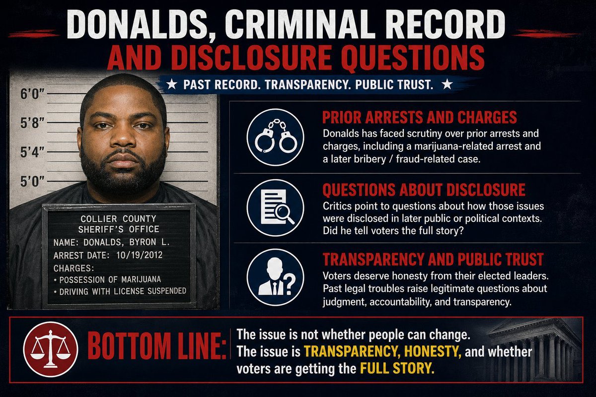 LarryCal1's tweet photo. .
Let’s be clear — you are so full of shit
This drug dealing thug is FAR from being a Republican
Fuck off with your gaslighting
#NoThugGovFL
#BankFraudDonalds
#BigDataByron
#FelonDonalds
#DDD = Drug Dealer Donalds
#LiarDonalds
#ThugDonalds
#NeverDonalds
#ChickenShitDonalds
. https://t.co/lImBr2LNxq