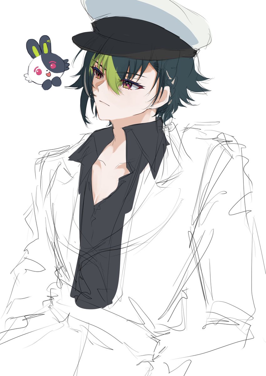 9ze__sub's tweet photo. 気がつけばいつもの線画と塗り同時進行お絵描きしてるけどまあええか
また今度続き描きます https://t.co/iGacGP2Geg