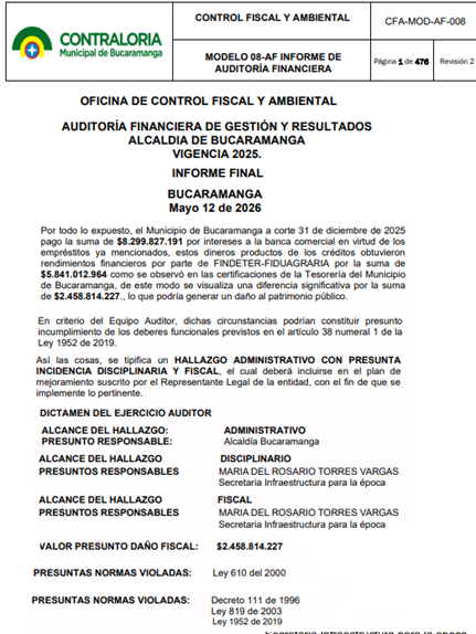 JuanPoe's tweet photo. María del Rosario Torres ficha del Ministro de Vivienda y Abelardo de la Espriella para manejar las inversiones para las Viviendas de Interés Social frente al terremoto. La Contraloría la responsabilizó por pérdidas por 2458 millones de un préstamo de 79 mil millones. Qué grave. https://t.co/j3hAVqYFFH