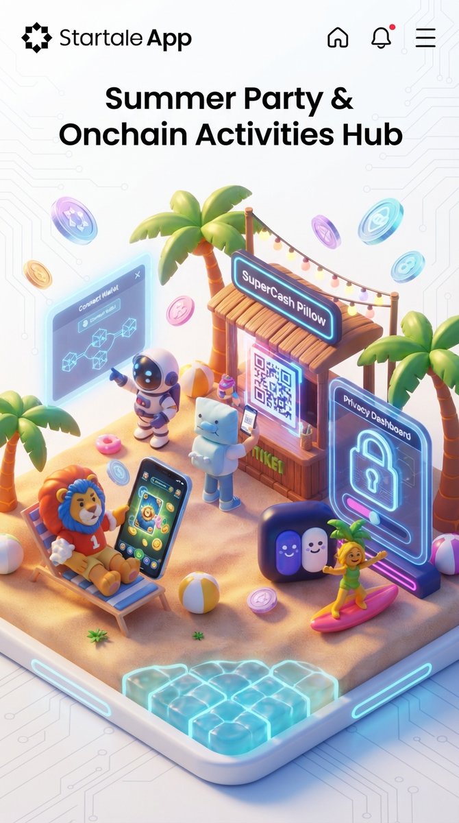 DonQuijotteee's tweet photo. Summer Fiesta is live on Startale App with games, payments and privacy tools. Complete missions across Mini Apps and earn 500+ STAR Points in this celebration of onchain culture.
#Soneium #SummerFiesta #StartaleApp #CryptoGaming https://t.co/tLmlQnGTUG