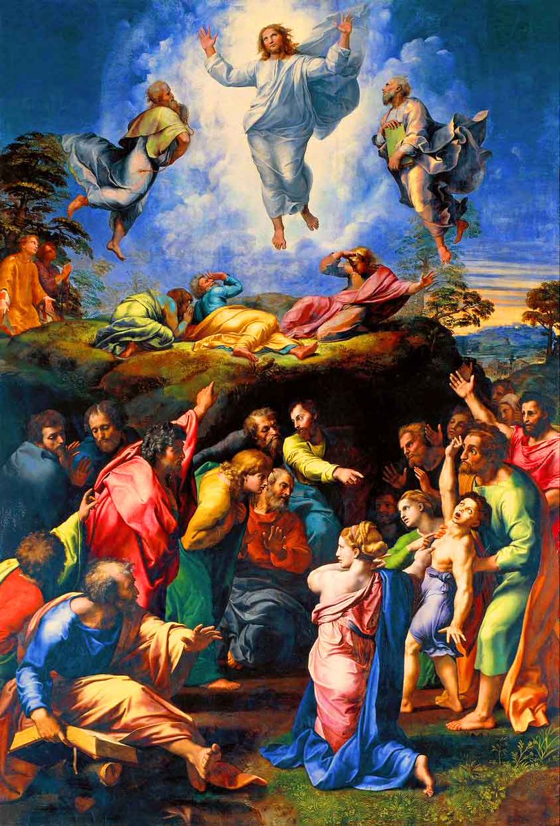 DreamlinerCo's tweet photo. The Transfiguration, by Raffaello Sanzio (1520) https://t.co/P4jC2BfxbR