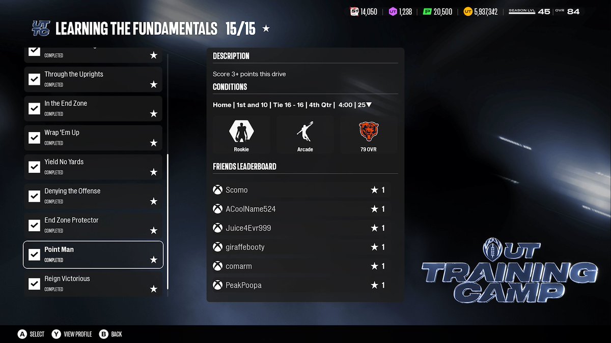 Zirksee's tweet photo. New 219k Program XP. Play this solo under training camp, 75 yard easy TDS. https://t.co/H5FgMIpg3o