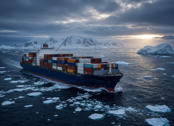 NPortuarias's tweet photo. #China lanza su primera ruta regular de contenedores por el #Ártico

https://t.co/kDw2u8FtO4

#puertos #noticiasportuarias #comercioglobal #comercioexterior https://t.co/pnQxwNRj8H