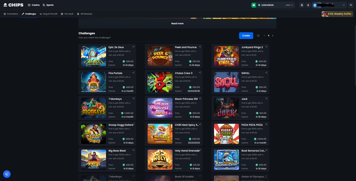 chipsgg's tweet photo. The challenge board is LOADED 🔥 

15 challenges. $6,500 up for grabs!   

if i juice your balance right now, which challenge are you picking? https://t.co/NCwdXWUoOg