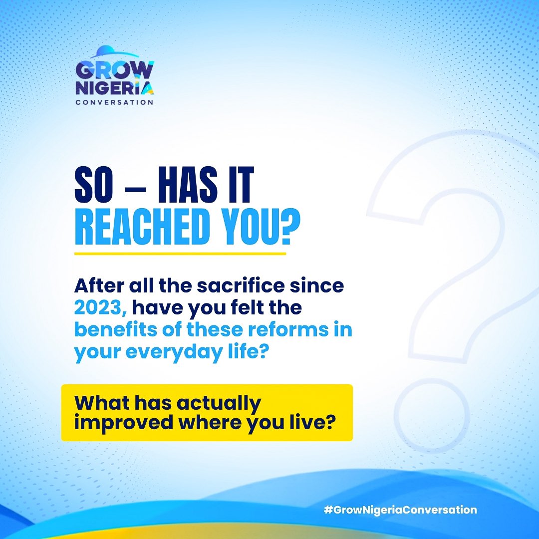 growNGconvo's tweet photo. Finance Minister Taiwo Oyedele says Nigeria saved about ₦15.8 trillion from fuel subsidy removal between June 2023 and December 2025.

Here’s how the estimated savings were shared:

🔹 Federal Government — ₦5.43 trillion
🔹 36 State Governments — ₦6.52 trillion
🔹 Local Governments — ₦3.88 trillion

The biggest share went collectively to the states.

Inflation has also slowed. The latest NBS figure puts headline inflation at 15.43% in July 2026.

But food inflation is still much higher at 20.31%, and prices are still going up, just at a slower rate overall.

So with more money going to all levels of government since 2023, especially the states, what improvement have you actually noticed where you live?

Better roads?
Better hospitals?
Better schools?
More jobs?
Or has daily life not changed much?

#GrowNigeriaConversation #ReformScorecard #NigeriaEconomy