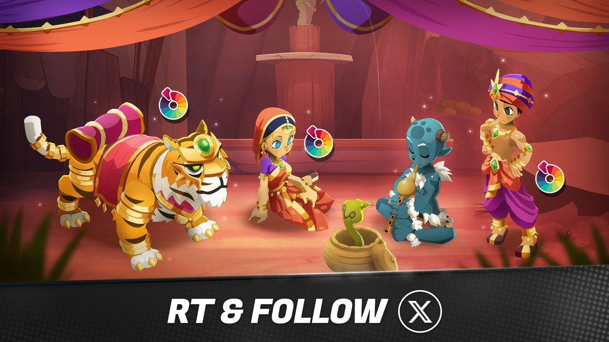 WAKFU_ES's tweet photo. ⭐ ¡Intenta ganar un pack Encanto Atigrado en este nuevo #giveaway! 🎁

Para participar, es muy fácil:
🔹 RT de esta publicación
🔹 Follow a @WAKFU_ES
🍀 Sorteo el 24 de agosto de 2026 a las 16:00 (Hora Wakfu). https://t.co/HBdIjm9CEU