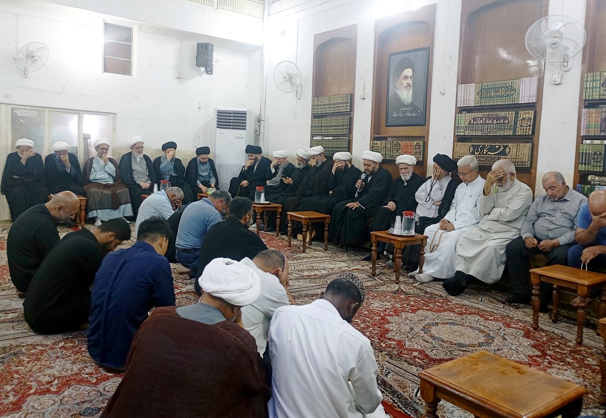 alshirazinet's tweet photo. 🛑 مكتب سماحة المرجع الشيرازيّ دام ظلّه يواصل عقد مجالسه الحسينيَّة الاسبوعيَّة

وقد تحدَّث الخطيب الحسينيّ الشيخ حسين السلطانيّ حول جوانب من حياة الإمام أبي محمد الحسن بن عليّ العسكريّ عليهم السلام وما عرف به من صفات نبيلة
التفاصيل:

🔻 https://t.co/MySmFv0pBY https://t.co/zHWLvgruup