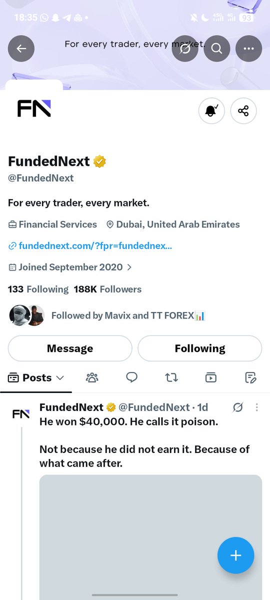 BigfortuneX's tweet photo. @reeyah_sa @zarforexblog @FundedNext All task done ✅
.
.
@titusforex @Fxpipstress_ @Tonyiyke167 https://t.co/WgGNJTp4L5