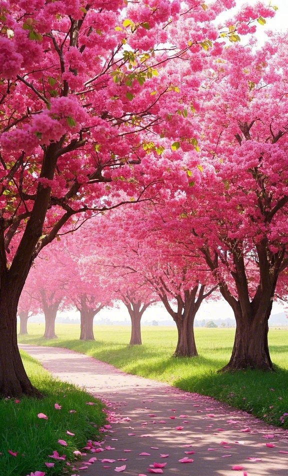 ZTokisaki's tweet photo. Spring is in the air! Cherry blossoms are blooming under the warm sun, making every street look like a fairy tale scene. ， https://t.co/eFLcJ8kK2M