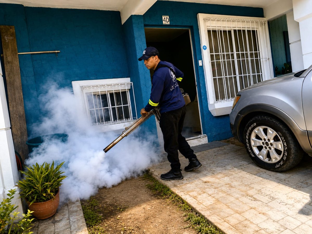 D_Capitalino's tweet photo. La alcaldía de San Salvador Centro desarrolla una jornada de fumigación en la residencial Lomas de San Francisco, Zona 4, beneficiando a más de 200 familias y evitando la proliferación de vectores transmisores de enfermedades. https://t.co/ZHG1ACq4eA