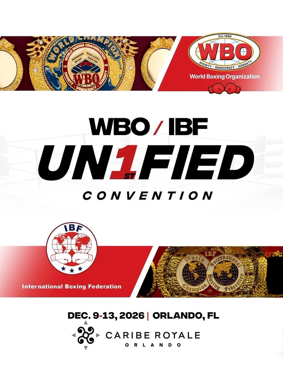 IPBABoxing's tweet photo. We extend our sincere appreciation to Mr. President, Gustavo Olivieri, Esq., for the invitation to be part of this landmark occasion.

𝗧𝘄𝗼 𝗢𝗿𝗴𝗮𝗻𝗶𝘇𝗮𝘁𝗶𝗼𝗻𝘀. 𝗢𝗻𝗲 𝗛𝗶𝘀𝘁𝗼𝗿𝗶𝗰 𝗖𝗼𝗻𝘃𝗲𝗻𝘁𝗶𝗼𝗻.

𝐖𝐁𝐎 / 𝐈𝐁𝐅 𝐔𝐍𝟏𝐅𝐈𝐄𝐃 𝐂𝐎𝐍𝐕𝐄𝐍𝐓𝐈𝐎𝐍 𝟐𝟎𝟐𝟔 https://t.co/QsSR6G4yY9