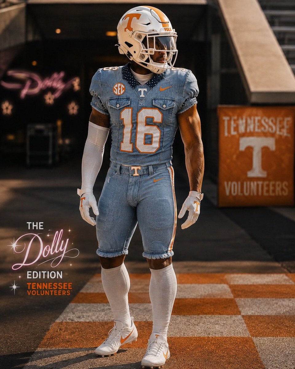TomBombaVOL's tweet photo. Since we’re just doing anything with uniforms now… why don’t you give this a try @Vol_Football?? https://t.co/vIR9JGz7QH