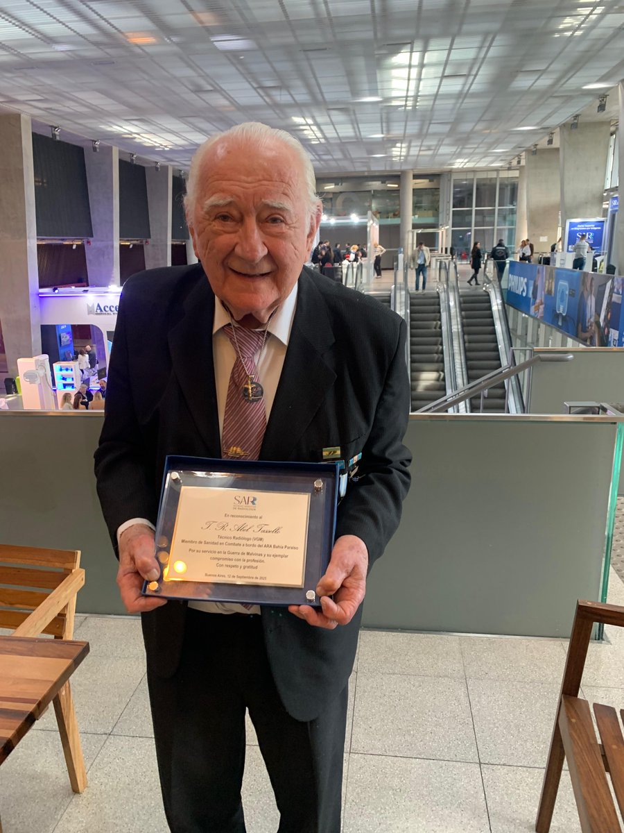 SocArgRad's tweet photo. Con profundo pesar despedimos a Abel Oscar Tassello, Técnico Superior en Radiología, Veterano de la Guerra de Malvinas y ejemplo de compromiso profesional, humano y patriótico. https://t.co/yI49F0KZNC