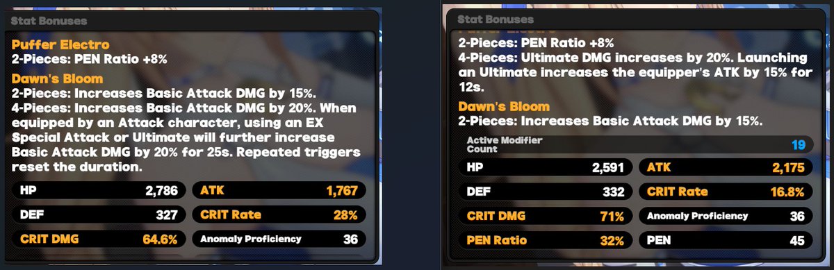 DeathsCradle's tweet photo. @Iyokuu Hi again, question again~
My sigrid is still in prog lvl 50 with and on the sig2 core skill at D
Been farming drives still in prog but im trying to understand why i went from an S to A on the discs, swapped to puffer will change the 2x later, is it very bad or okay? https://t.co/HjxRTeo7Vi
