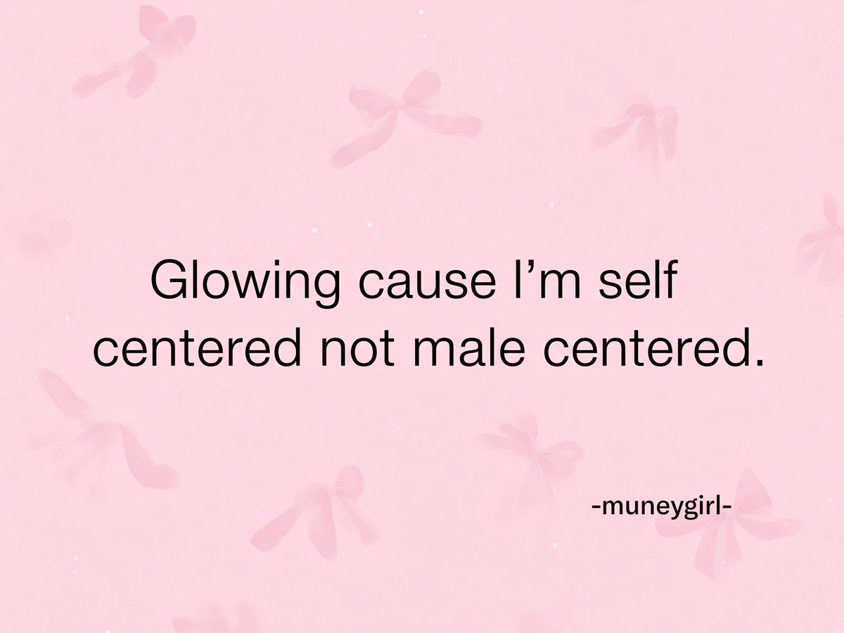muneygirl's tweet photo. My glow is sponsored by my ability to decenter men ✨ https://t.co/FrP9zOXJZj