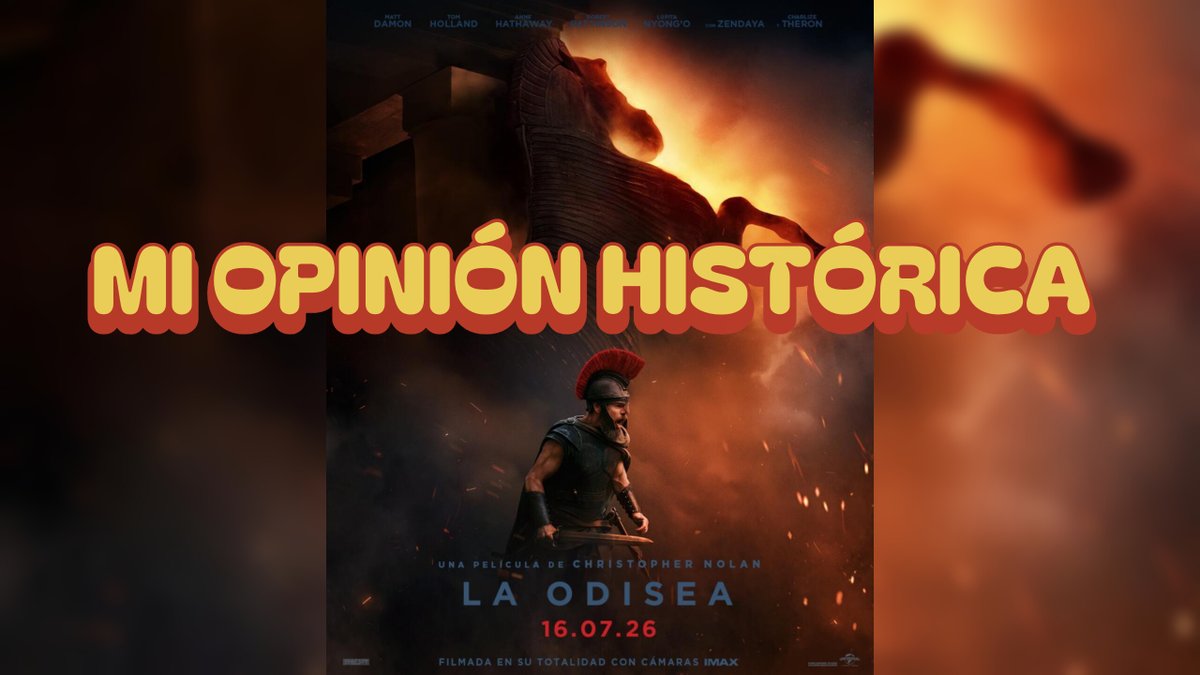 EgiptoAlDia's tweet photo. Mi opinión de 'La Odisea' (2026) de christopher Nolan.

🔗https://t.co/Cu1JevmTQf https://t.co/VnG5TYxn68