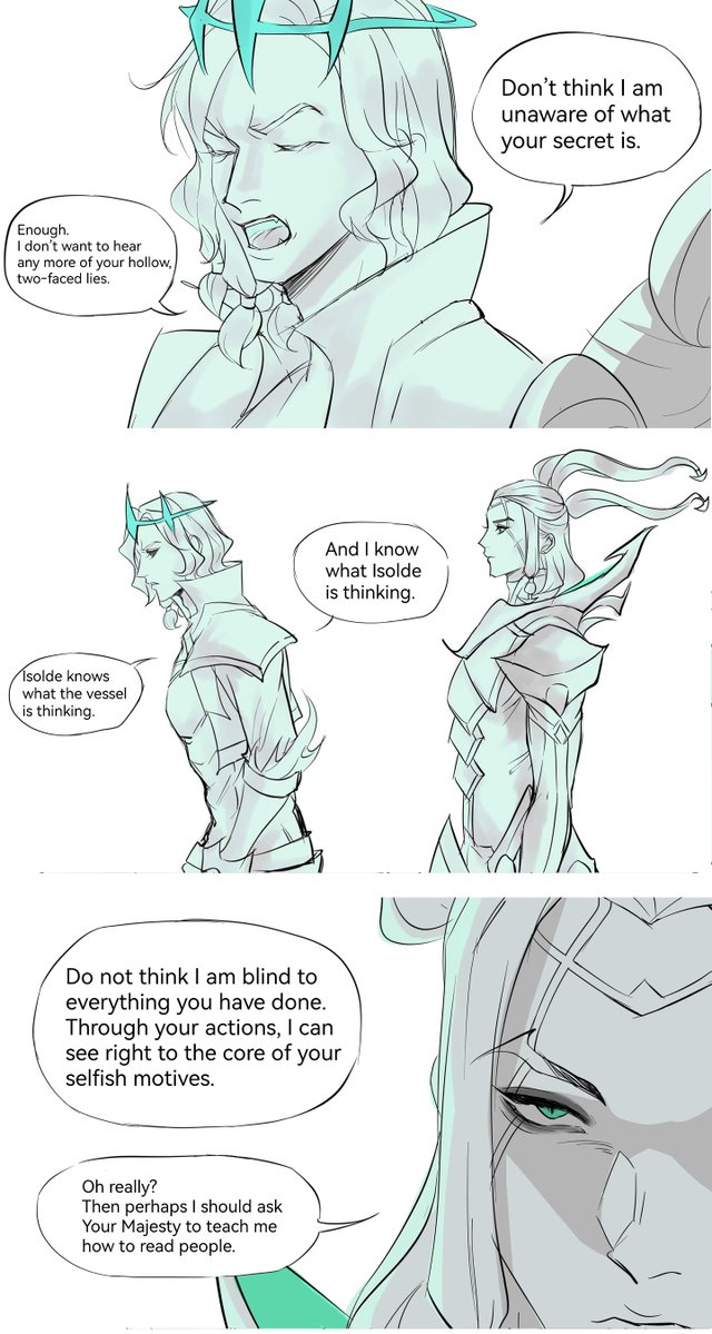 3wyvt's tweet photo. Thresh once described Senna with these words: “She is my favorite, after all.”

This is another older drawing of mine. My apologies for the wonky anatomy.

#LeagueOfLegends 
#LeagueOfLegendsFanArt 
#Thresh #Senna #Viego https://t.co/ZoXOBItmAr