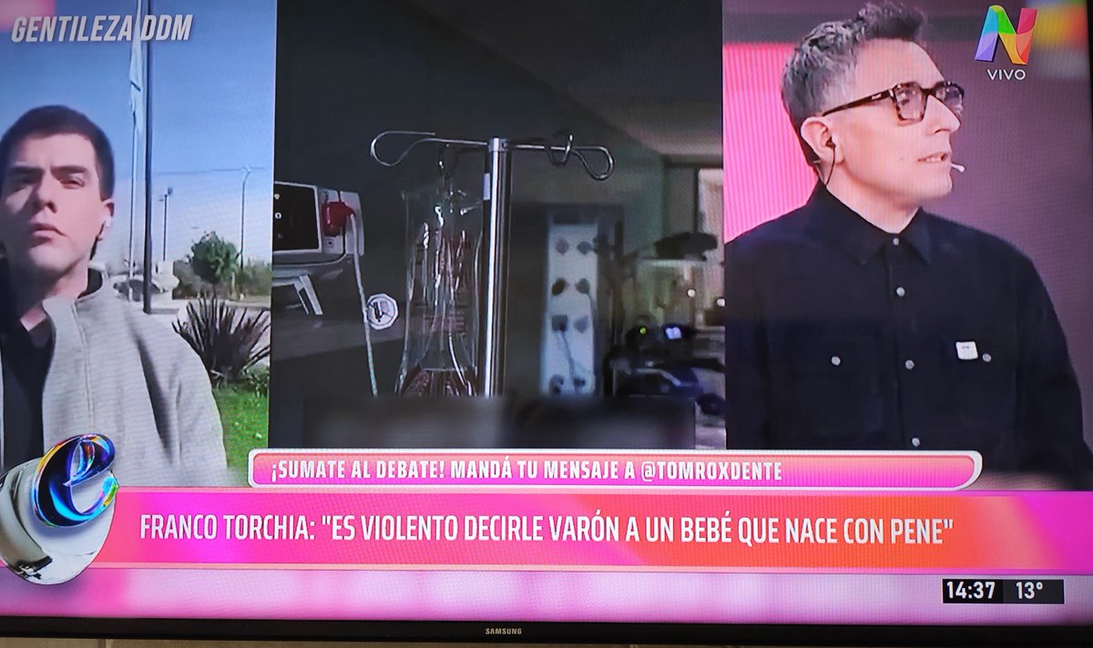 j_aalejandra's tweet photo. "Es violento decirle varón a un bebé que nace con pene".
Franco Torchia. https://t.co/YYX4gIZXDB