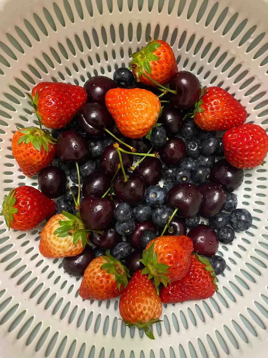 JackMMarkham's tweet photo. Just grabbed fresh local strawberries, wild blueberries, and crisp romaine lettuce for this week’s meals—nothing beats farm-fresh picks! https://t.co/cbqcGSYb2z