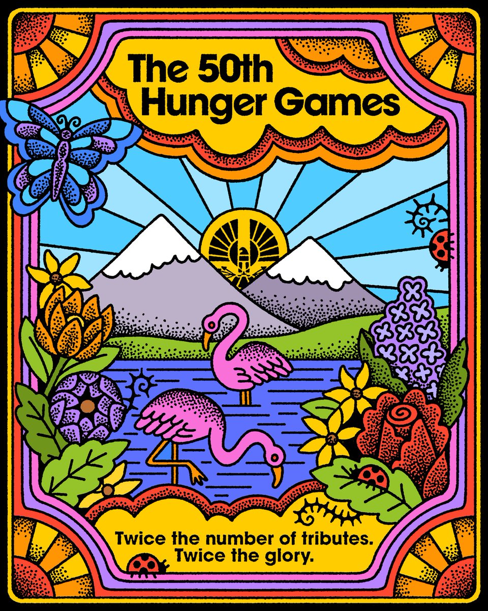 SacTributos's tweet photo. 🚨 Ilustradores fazem colaboração com a Lionsgate e divulgam artes para Amanhecer na Colheita!

cr. renographics, ricardocavolo https://t.co/UHZTvEJgkb