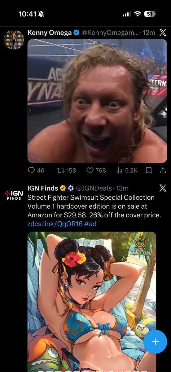 nonameeman0n's tweet photo. @KennyOmegamanX Crazy coincidence? Kenny please control yourself https://t.co/rLUg9RUFRJ