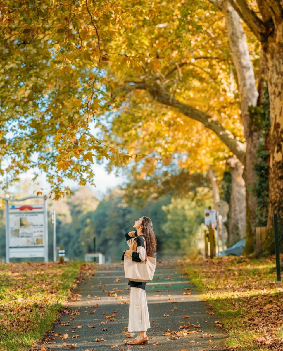 DesiLebe's tweet photo. Sweet autumn breeze carries the scent of osmanthus everywhere—crunchy leaves underfoot, hoodies on, and that cozy warm coffee in hand. Perfect weekend vibes!， https://t.co/IQ68eMXcnj