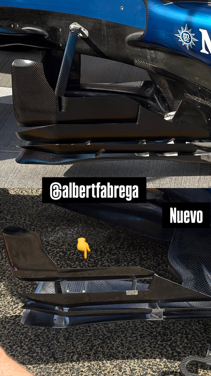 AlbertFabrega's tweet photo. Comparativas de algunas de las novedades de Alpine #f1 https://t.co/itRW1FMJ18