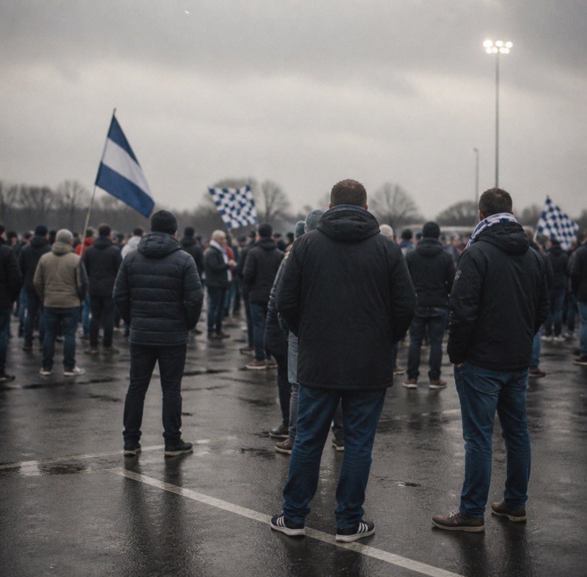 Footygroundscom's tweet photo. Six a.m. alarm, lukewarm service station coffee, and four hours on a coach to stand in the freezing rain.

Wouldn’t swap it for the world.

Rate your best away trips on https://t.co/qgeFLY4rQy ☕

#awaydays #terraceculture #groundhopping #matchday #footballculture #footygrounds https://t.co/yGeFSKHM6V