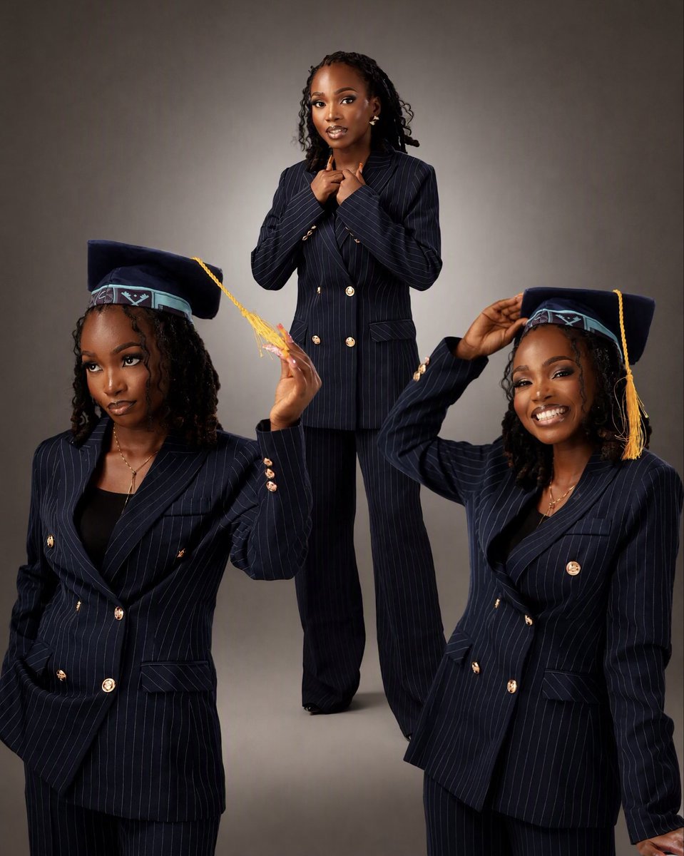 Xtara10's tweet photo. POV: the girl who said “I’m tired of school” every semester actually graduated. 😭🎓

https://t.co/CcUulhmdPP. Biochemistry, Class of 2026. 🥂

Now accepting congratulations, gifts and job offers. 😂🧬 https://t.co/HSHUCuO9Mg