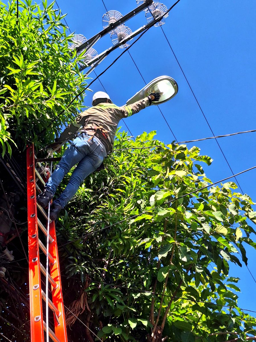 AlcaldiaLLE's tweet photo. 📍 En Loma Linda y colonia San Cristóbal, realizamos la instalación de 4 lámparas, contribuyendo a mejorar la iluminación y seguridad de la zona.

Seguimos trabajando para mantener nuestros espacios mejor iluminados. 💪🏼 https://t.co/GJ4lLp8WJu