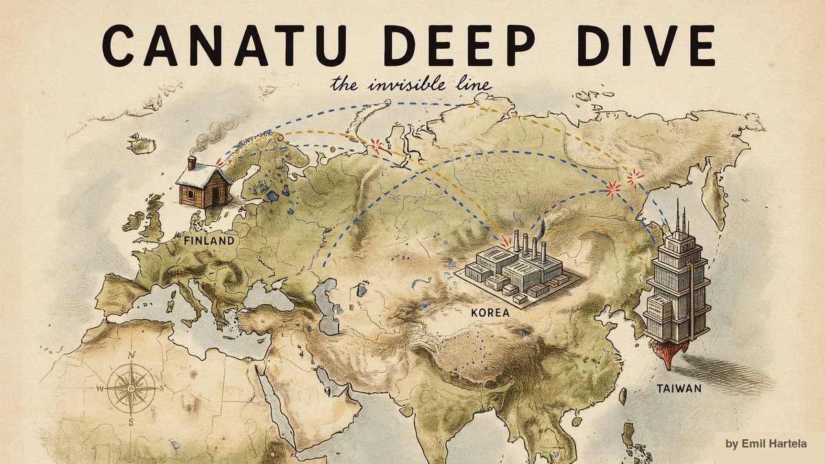 emilhartela's tweet photo. Just published a 10,000+ word deep dive on $CANATU.

Everything from the ground up: the technology, the business model, the hidden customer, the numbers, the competition, the risks, and why the next few months matter.

If you want to actually understand this company, not just the ticker, this is the piece.

Free to read.