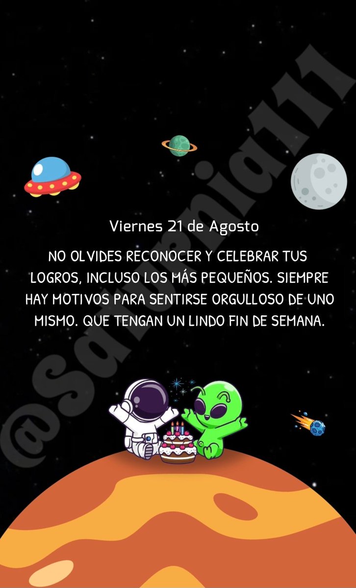 Saturnia111's tweet photo. Amigos que todo les vaya bonito 👩‍🚀👽🌠 https://t.co/1SkSRVXtN2