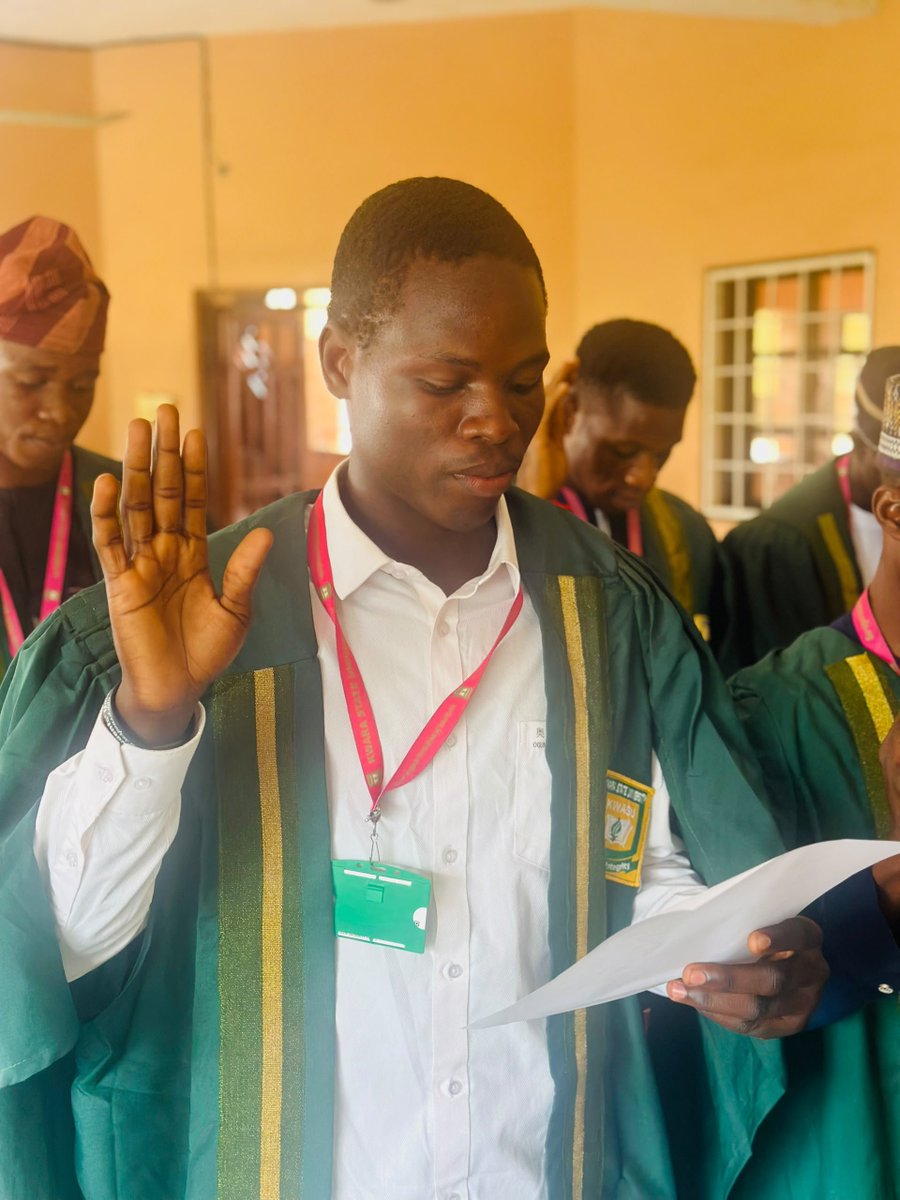 Adeniyi_Jamiu1's tweet photo. Alhamdulilah 🤲🏿
Officially inaugurated. 🥂

General Secretary, NACOS KWASU Chapter. 🫡💻
A new office, a greater responsibility, and a bigger opportunity to serve.

The post has changed, but the intention remains the same. 🚀

Let’s get to work. 🔥
@xaminatorx47
#TheNewEraAgenda https://t.co/YmAVIQx0HA