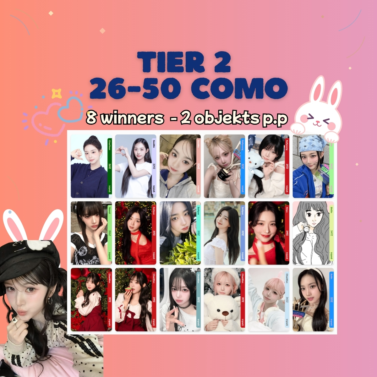 oncep1h's tweet photo. tripleS GA Giveaway 
BALLAD DIMENSION GRAVITY DAY 1

 - VOTE FOR #MAYU
- RT &amp; LIKE 
- Pls comment: 
proof w watermark, cosmo ID, which tier (only 1 tier)

‼️Tier 3 and 4 will be sent only if Mayu wins (any day)

let's gooo yuyu 🥳💘 https://t.co/UZzbPlbssk