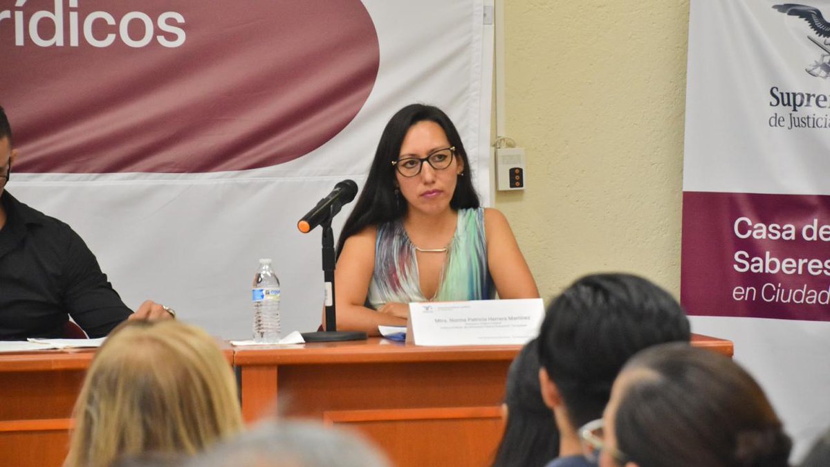 IfdpTamps's tweet photo. ¡Acercamos la justicia a donde más se necesita!
La Lic. Norma Patricia Herrera Martinez en su participación en la casa de los saberes jurídicos, en el marco del conversatorio “LOS ADULTOS MAYORES COMO VÍCTIMAS DE FRAUDES Y ABUSOS”
#AccesoALaJusticia #IFDP #LaCasaQueTeDefiende https://t.co/h6yH9kK3vL