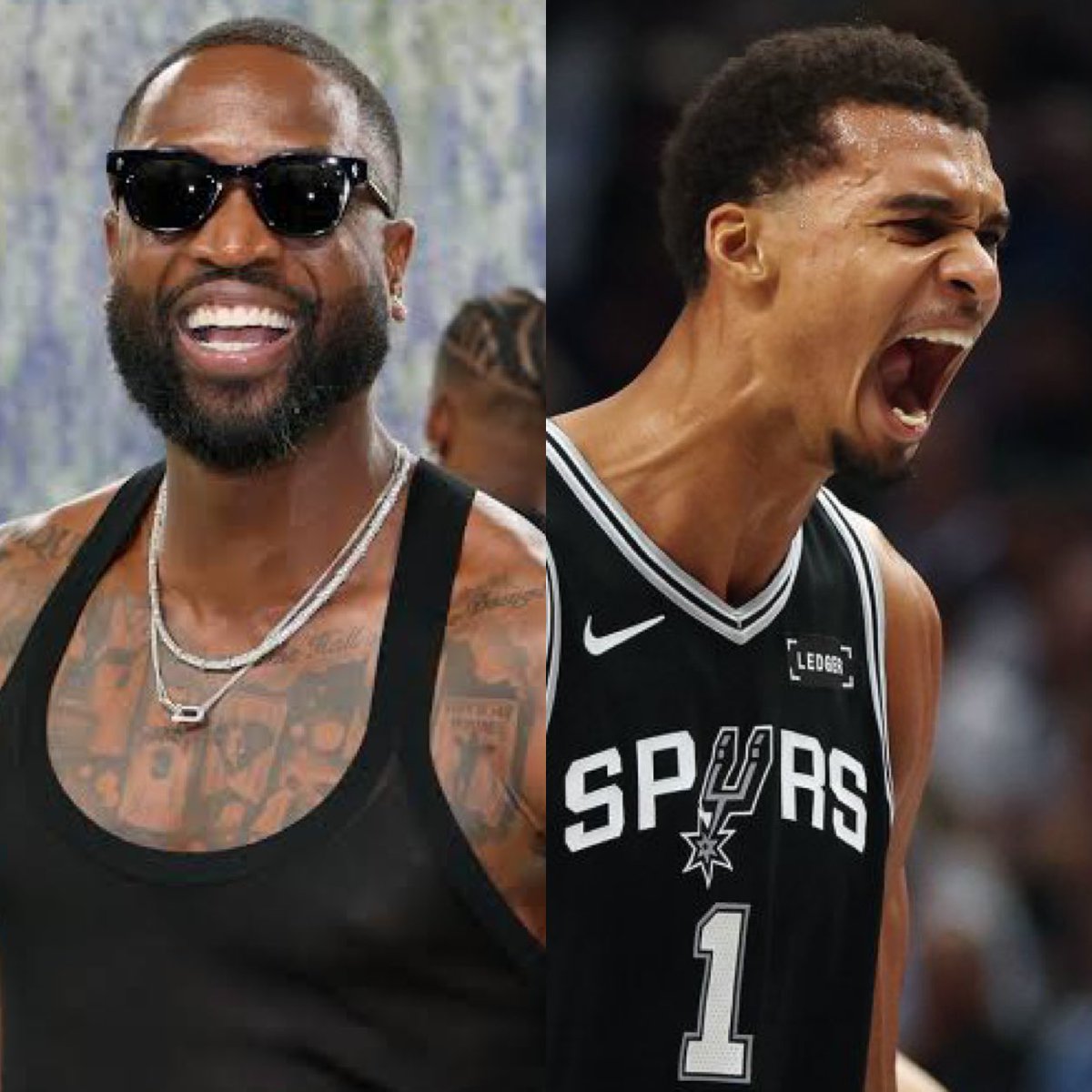 LegionHoops's tweet photo. Dwyane Wade on Victor Wembanyama:

“I want Wemby to be so great.. Like, I want him to win five, six, whatever, how many rings, or Finals MVPs, and regular season MVPs. Like, I want to live and say I saw that.”

(h/t @WembyAlienEra) https://t.co/emVlJ7Aw0T