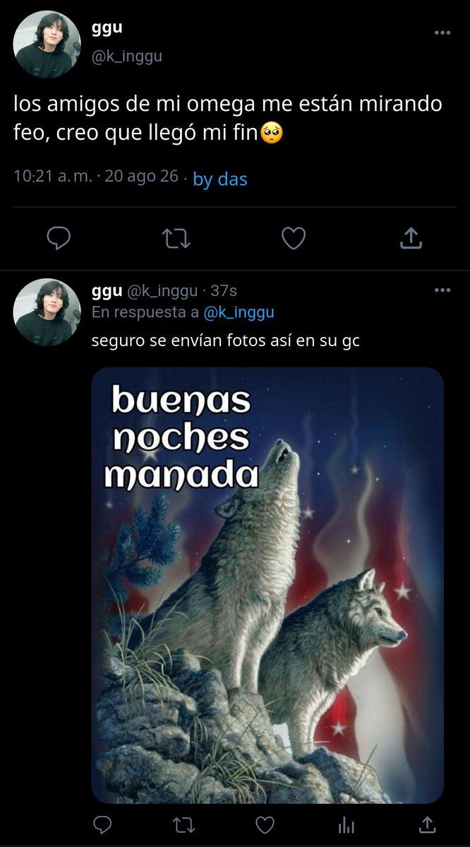 _daseir's tweet photo. #kookminau | The Alpha's Gang | #jikookau

𝙅𝙈 es el único omega de su grupo de amigos, todos los demás son alfas sobre protectores con él, hasta que conoce a 𝙅𝙆, un omega demasiado tierno y amable que hace que sus barreras caigan poco a poco. https://t.co/dkF6wfdMBT