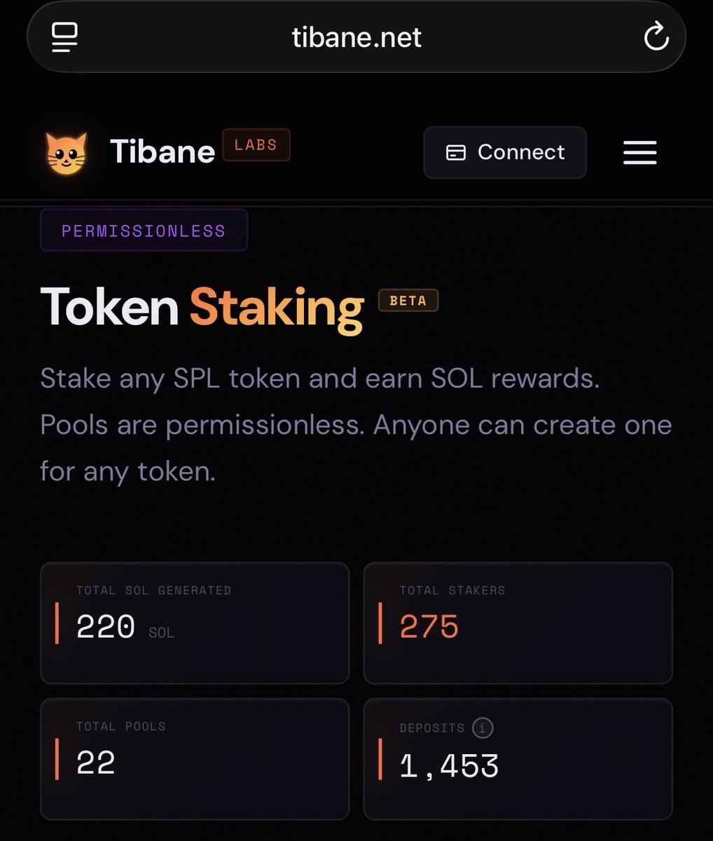 TibaneLabs's tweet photo. BREAKING:

ChiefStaker permissionless staking dapp on https://t.co/MBcNuOrJYt adds +10% total volume in 14 days crossing 220 SOL in rewards!

Bagwork is back on @Solana 😼 https://t.co/RgGreX81Xn