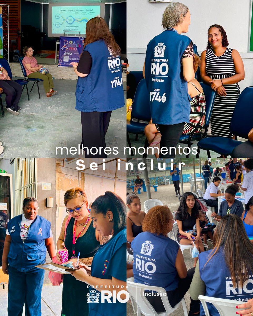 inclusaorio's tweet photo. Mais do que levar informação, o trabalho busca escutar para compreender, acolher para transformar e construir caminhos para uma cidade cada vez mais inclusiva, respeitando as diferentes realidades e necessidades de cada território. https://t.co/2HW2wIDXaH