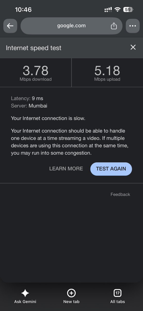 ISainathMane's tweet photo. Is this the speed I’m being charged or for 30MBPS speed @JioCare ? I’ve raised multiple service requests in recent months which are still unattended however closer automatically. @reliancejio could you send your technician to collect the useless box of fiber pls @jagograhakjago https://t.co/1dvYiCufOV