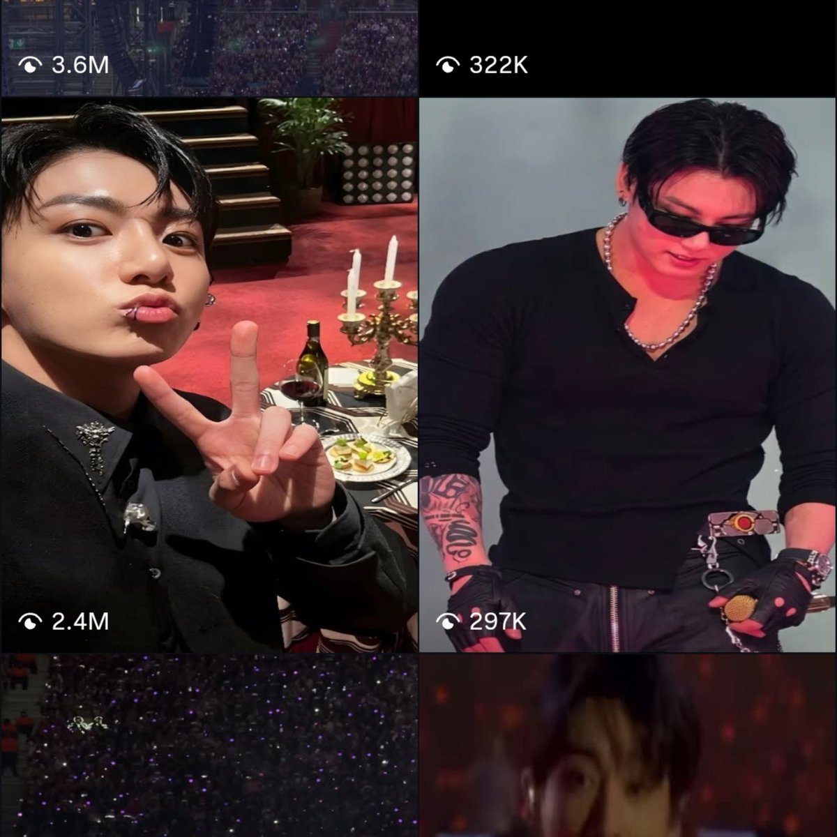 seoklogism's tweet photo. currently jungkook arirang live vocals are getting praised all over instagram gaining millions of view in every reels shocking even the locals , whole instagram is going insane for his raw vocals. https://t.co/QKsXS3EpO5