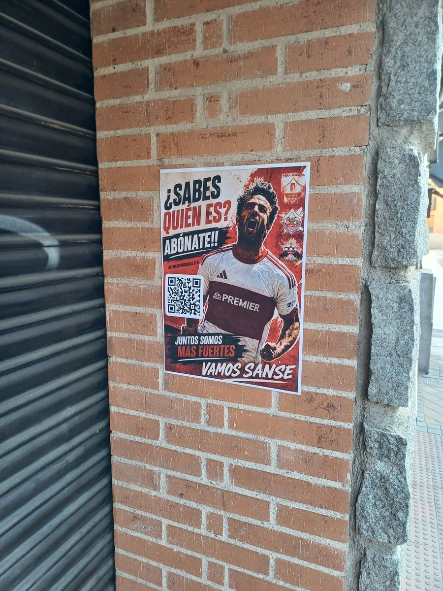 platarjetaroja's tweet photo. 📣 Nos movemos por la @UDSanse 🔴⚪️

Hemos llenado las calles de carteles para animar a todos los sanseros y vecinos de @sansecomunica a abonarse y apoyar al equipo esta temporada. 💪⚽️

Porque el Sanse es de todos. 
¡Nos vemos en Matapiñonera! 🔴⚪️
#UDSanse #Sanse #VamosSanse https://t.co/KePuSBJIFJ