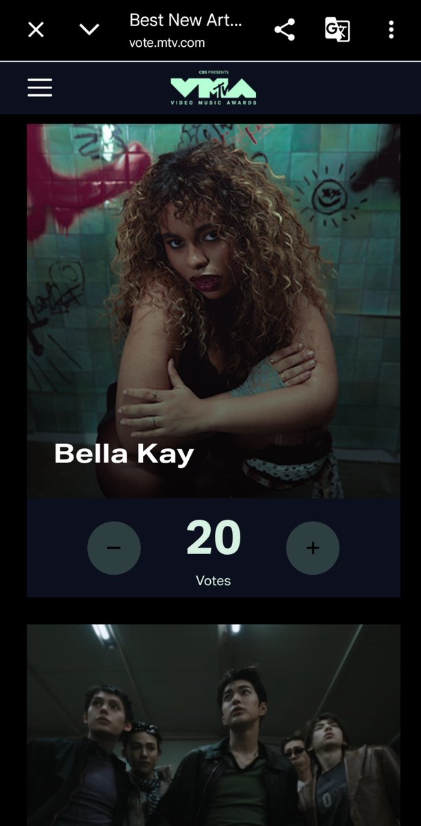 Amazinglygood52's tweet photo. Voted for her cuz why not 😏

Guys, vote for her in the "Best New Artist" ✅️ https://t.co/C73II3Uuaq