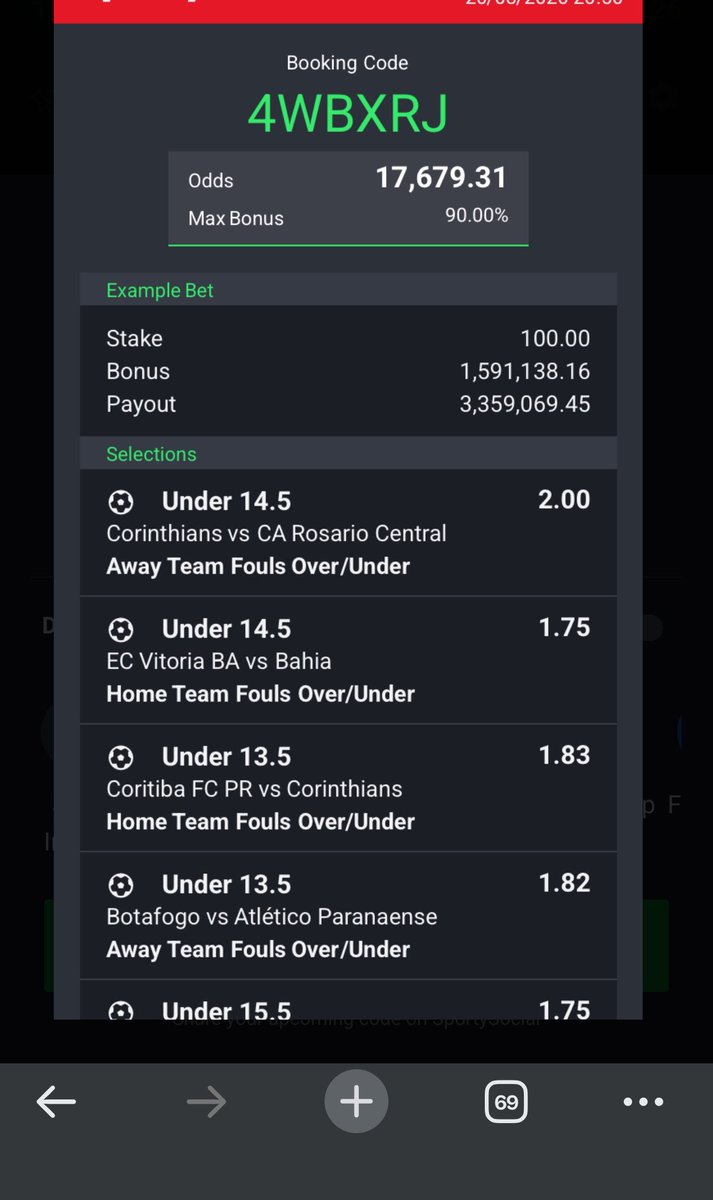 LevyKingTips's tweet photo. individual foul

17picks 17k odds till Sunday

Sportybet code 4WBXRJ https://t.co/x6epUPlbOM