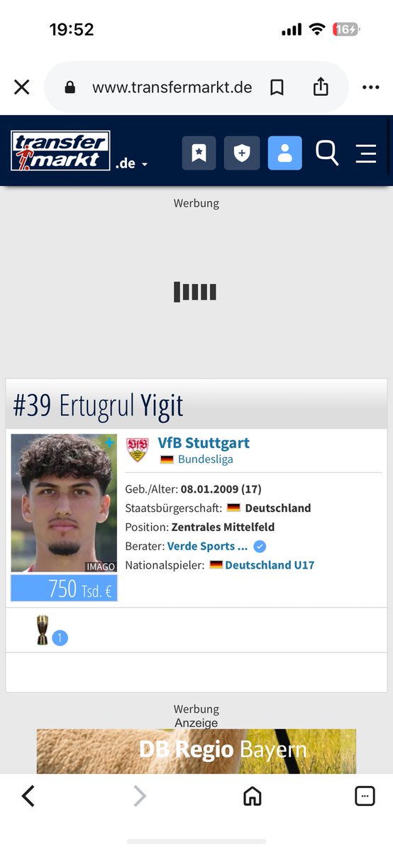Elvedin_00's tweet photo. Was denkt ihr über ihm er ist gerade mal 17 Jahre alt #vfb https://t.co/W2XVkmq608